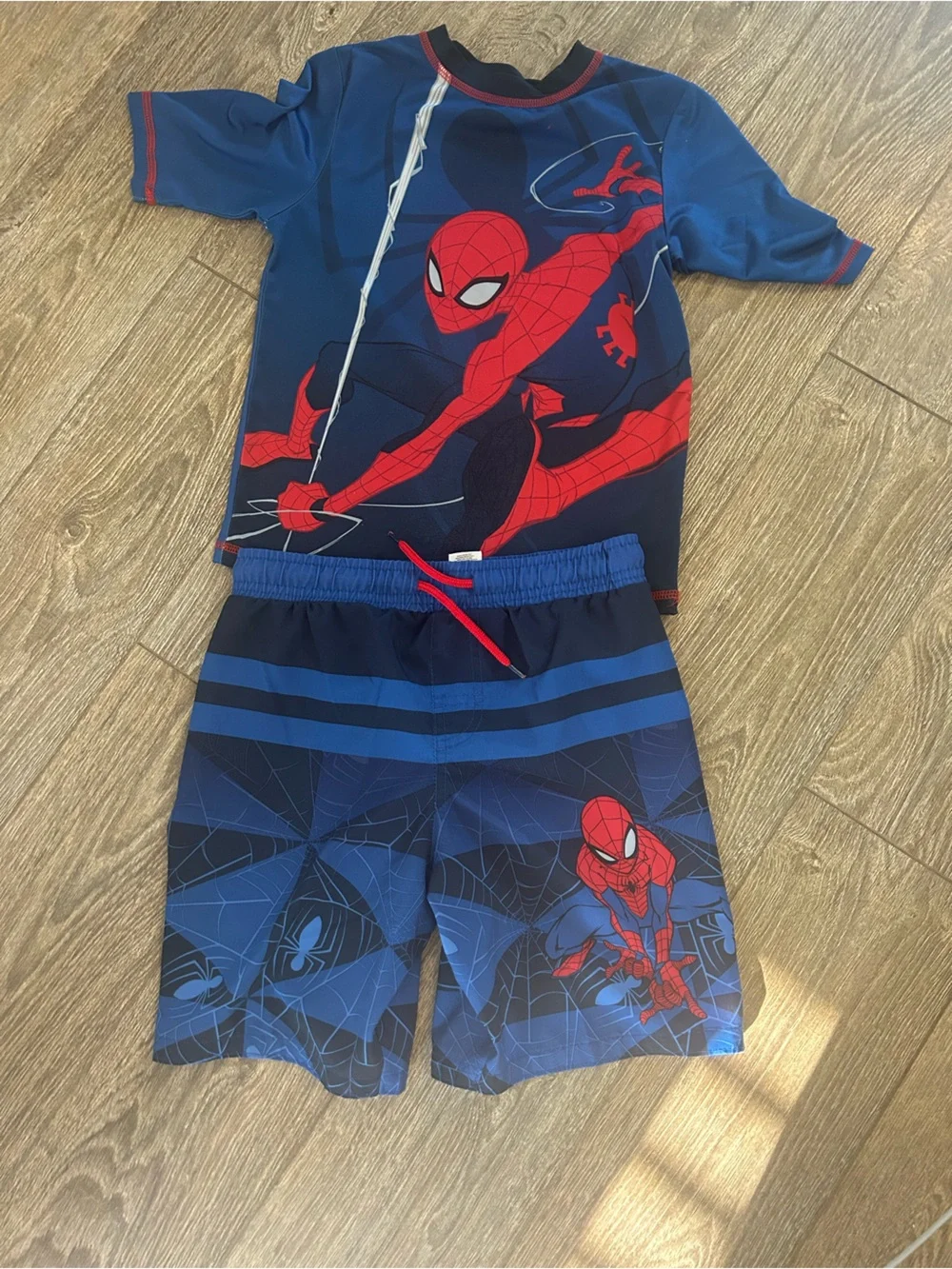 Marvel Spider-Man Kids swimsuit in Blue and Red